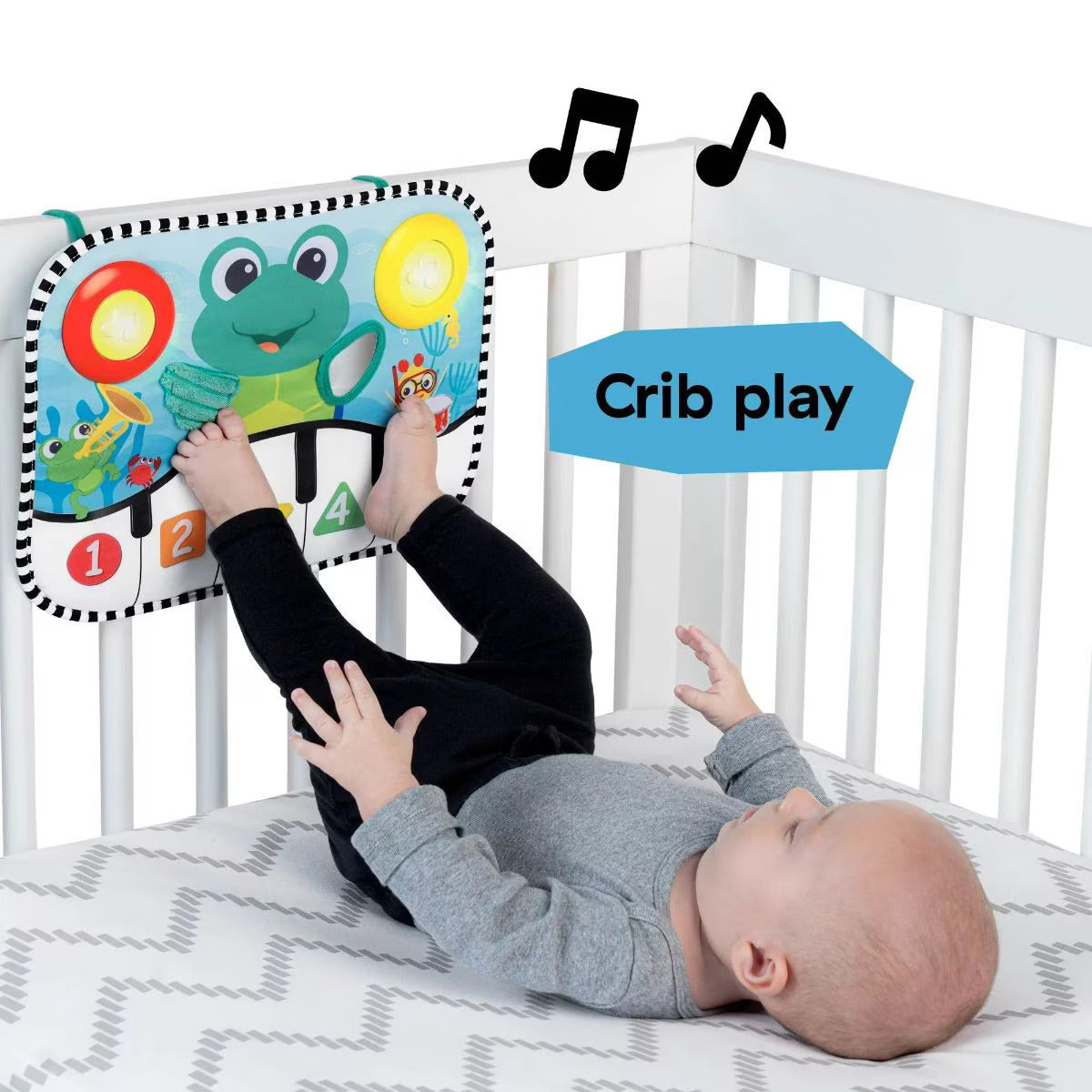 Baby Einstein Kick & Explore Kick Pad & Crib Toy