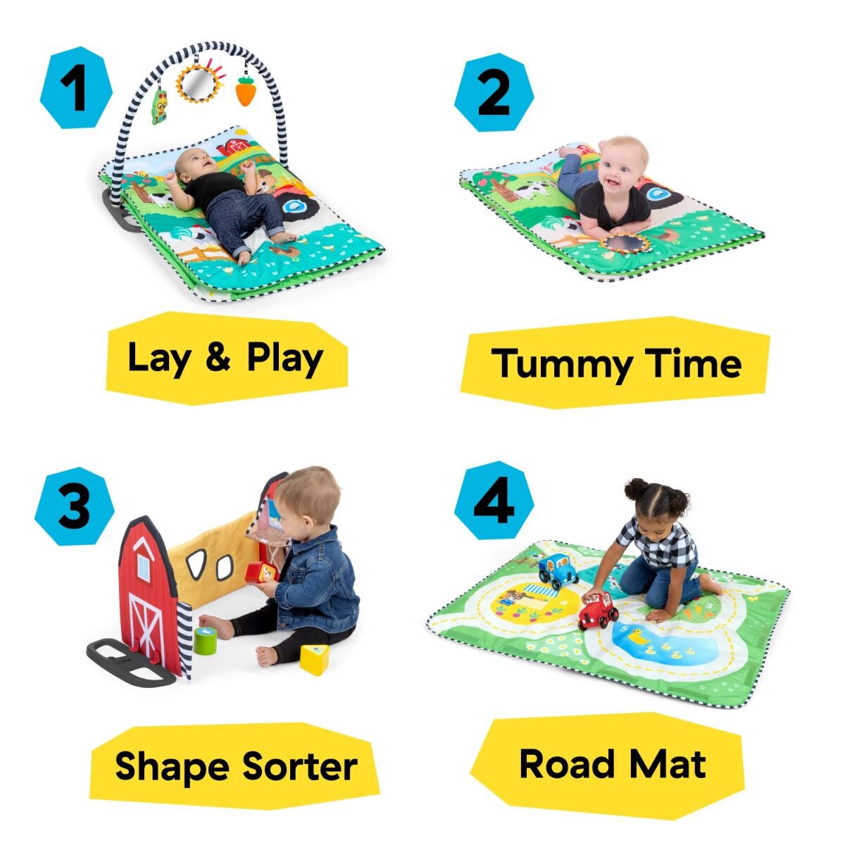 Baby Einstein Busy Barnyard Grow With Me Gym