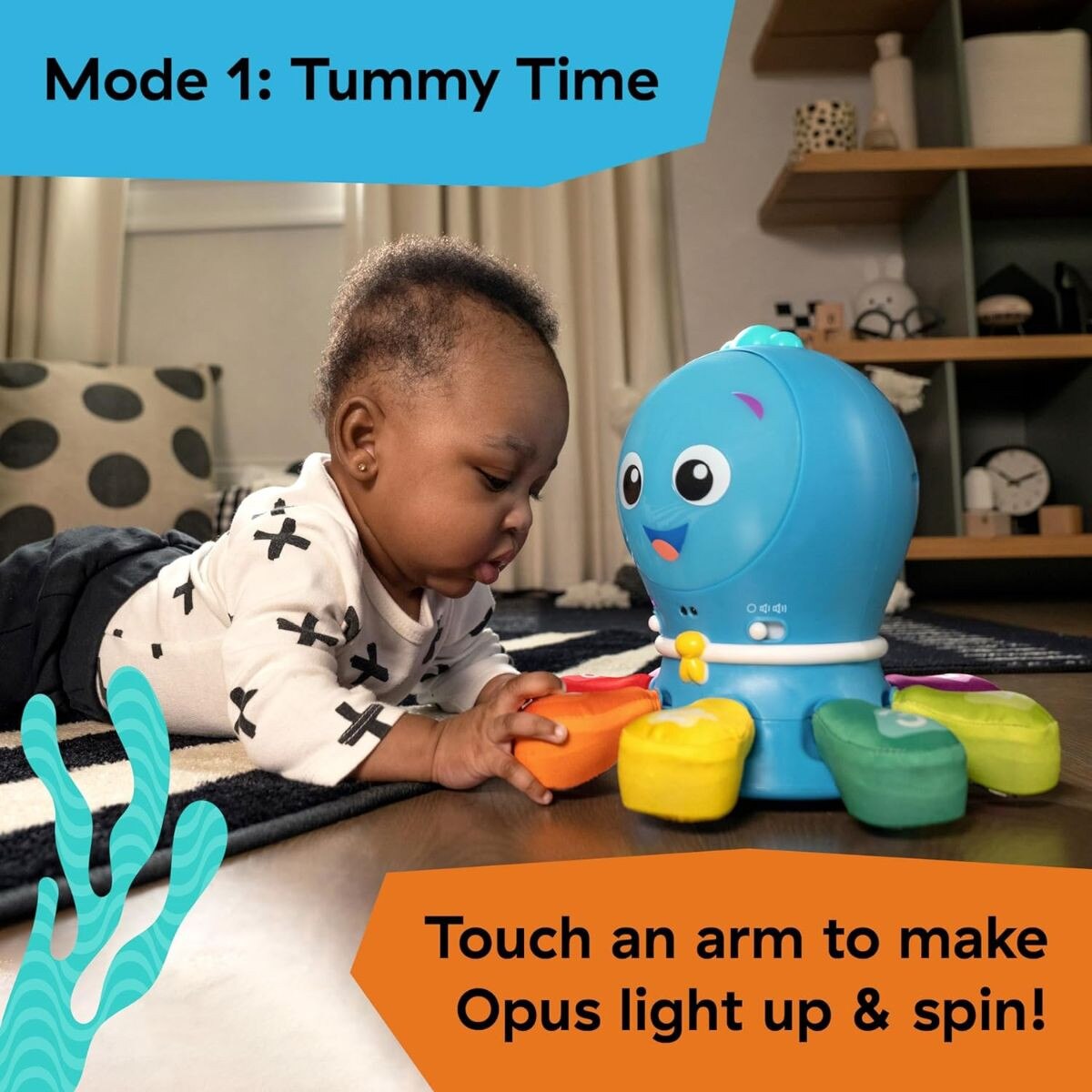 Baby Einstein Ocean Explorers Go Opus Go Crawl And Chase Activity Toy 4L