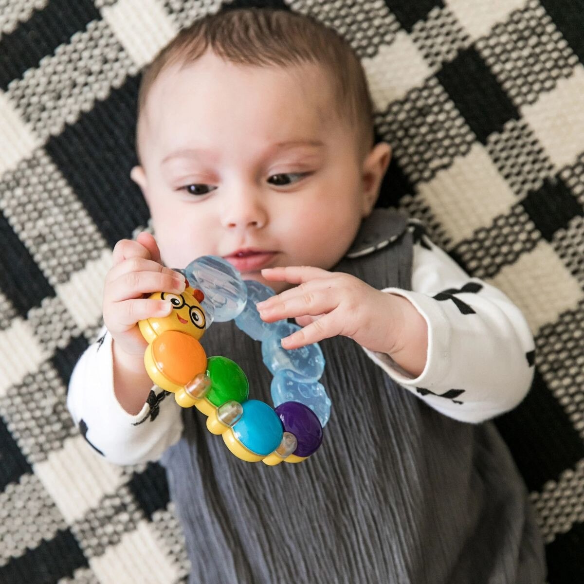 Baby Einstein Teether-Pillar Rattle Toy