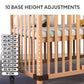 Housbay Natural Beech Wood Multifunctional 4-in-1 Baby Cot (Online Exclusive) - PREORDER: ETA 3-4 WEEKS