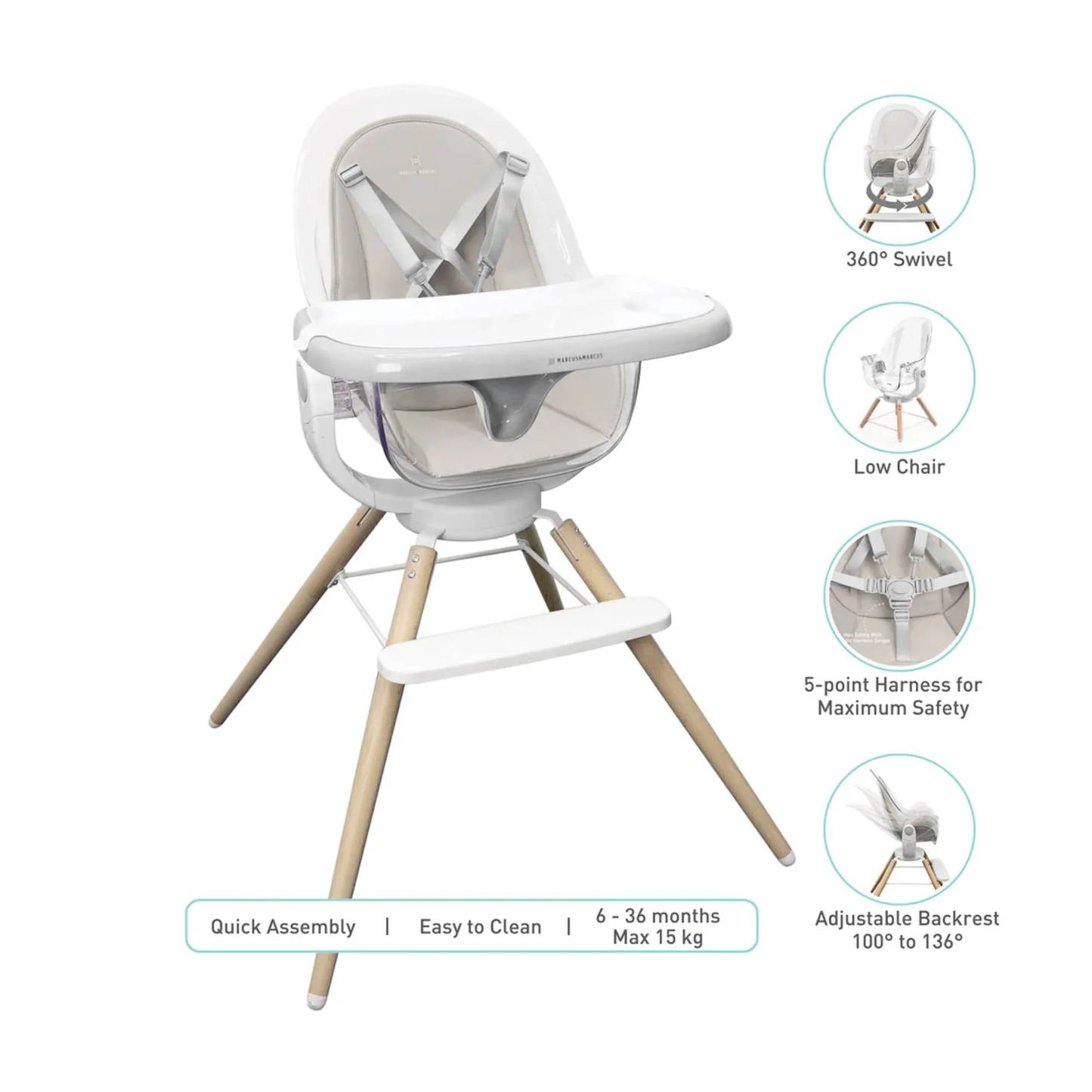 Infantino Marcus & Marcus 360° High Chair