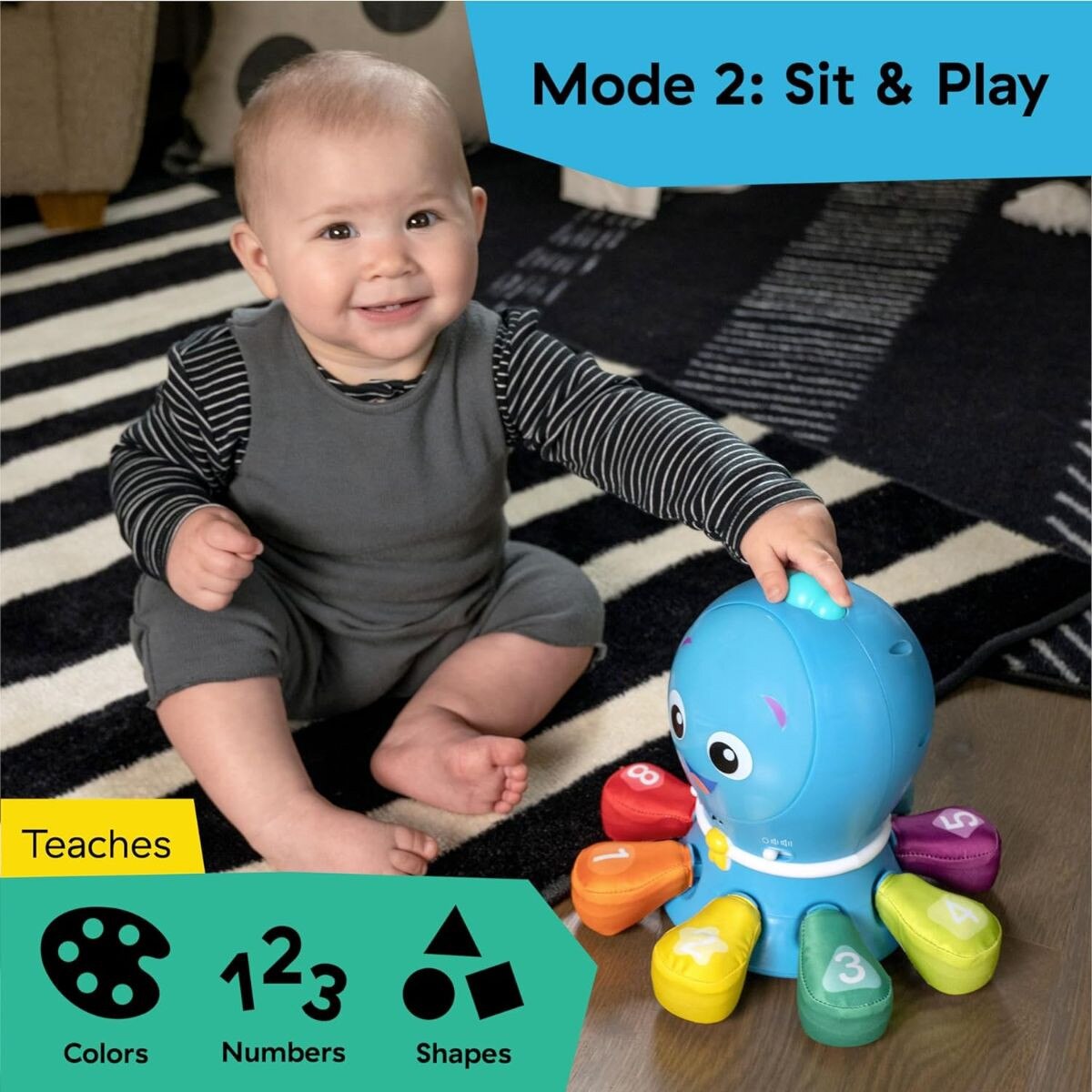 Baby Einstein Ocean Explorers Go Opus Go Crawl And Chase Activity Toy 4L