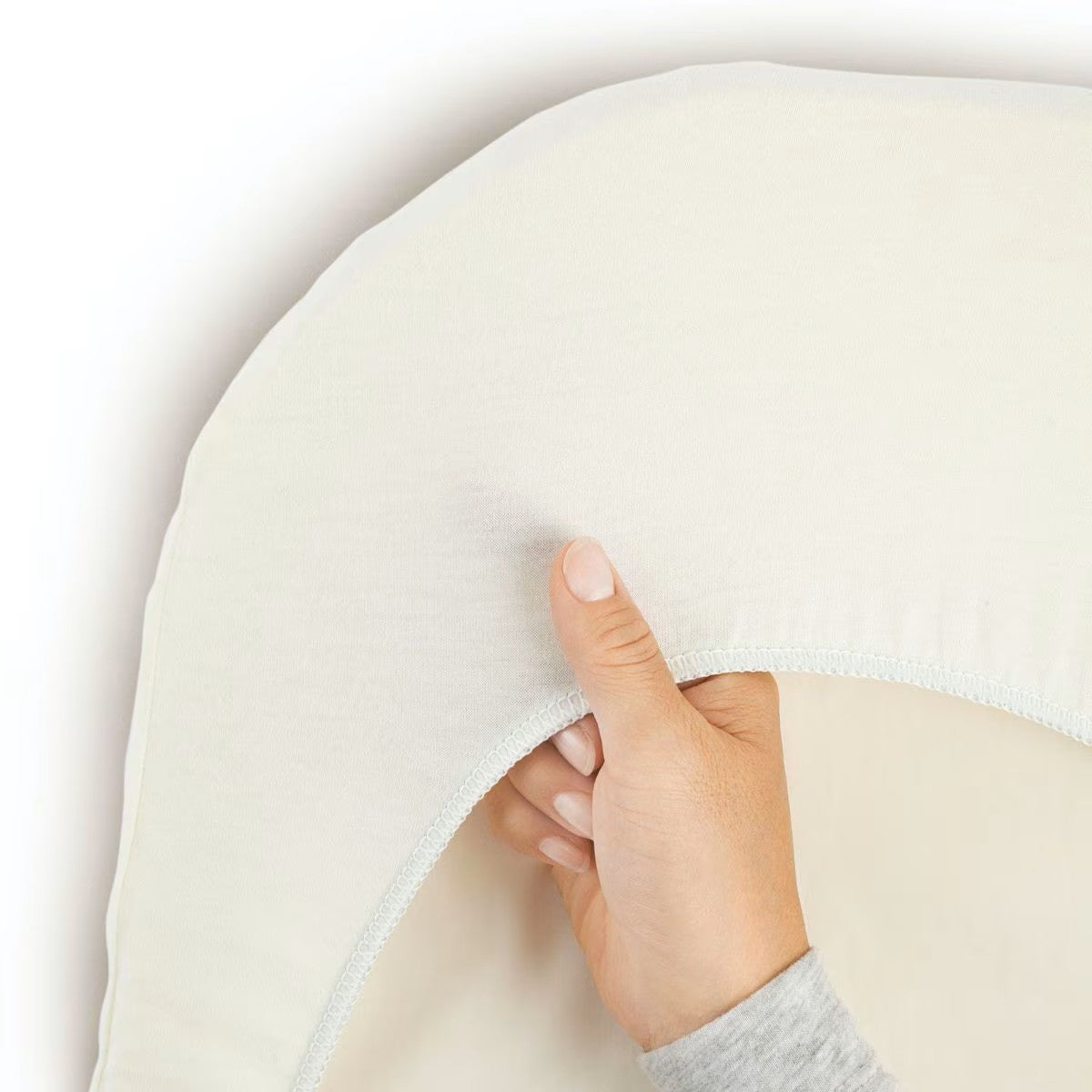 Baby Bjorn Fitted Sheet For Cradle - White Organic