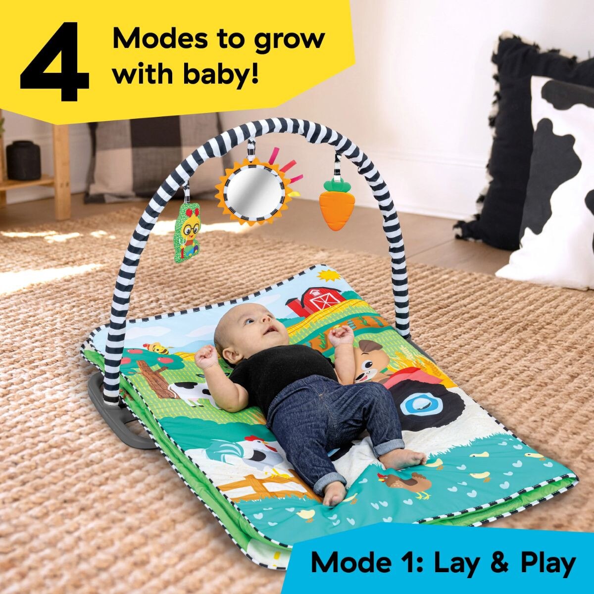 Baby Einstein Busy Barnyard Grow With Me Gym