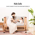 Housbay Natural Beech Wood Multifunctional 4-in-1 Baby Cot (Online Exclusive) - PREORDER: ETA 3-4 WEEKS