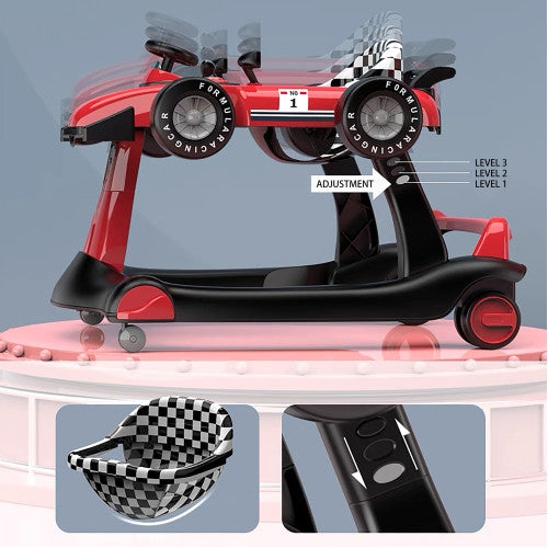 Lucky baby 4 In 1 Aeroplane Walker & Pusher