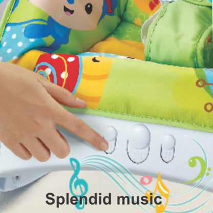 Shears Baby Rocker Musical Portable Rocker (Green / Pink)