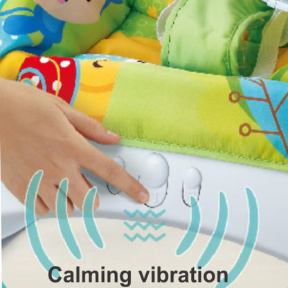 Shears Baby Rocker Musical Portable Rocker (Green / Pink)