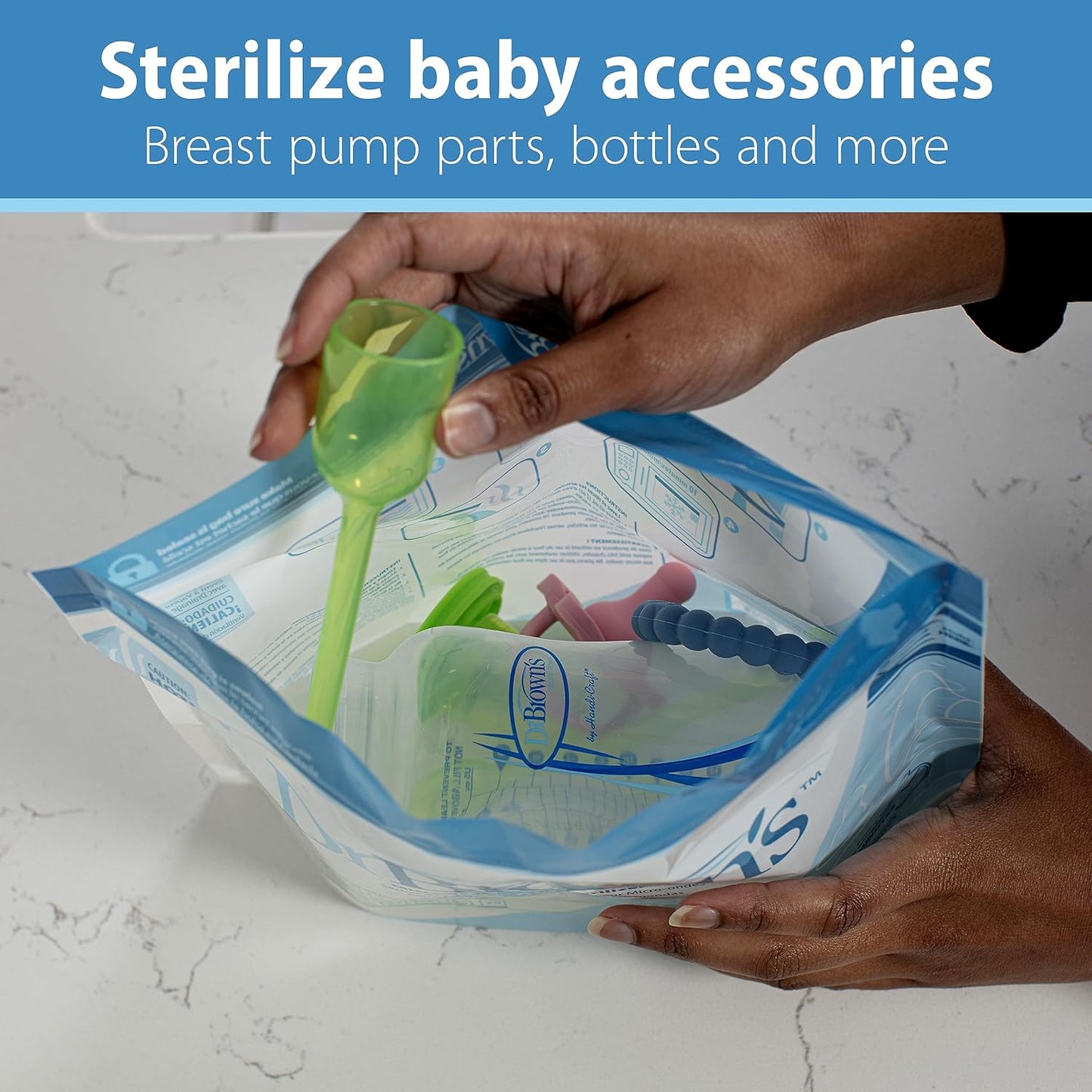 Dr. Brown's Microwave Steam Sterilizer Bags (5pcs)