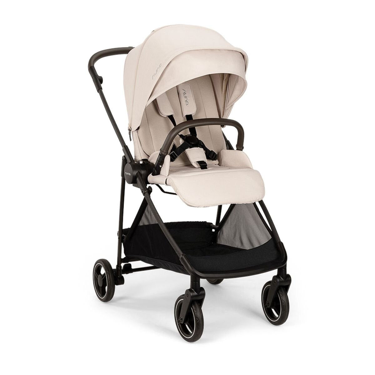 Nuna Ixxa Next Stroller - Biscotti / Thunder / Caviar / Calla / Seasalt