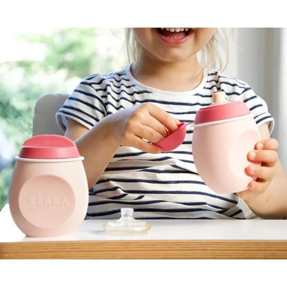 Beaba BabySqueez 2-in-1 - Pink 6mos+