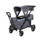 Baby Trend Expedition® 2-in-1 Stroller Wagon PLUS - Ultra Black/ Ultra Grey
