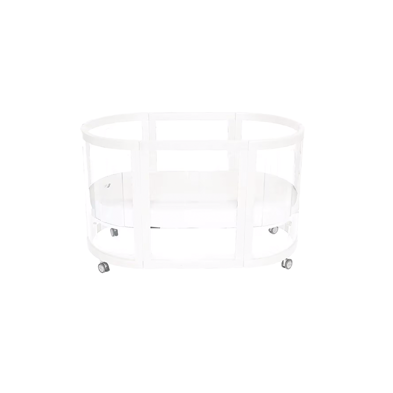 Babyhood Kaylula Sova Clear Cot 5 in 1 + 3pc Mattress Set - Assorted Colours