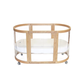 Babyhood Kaylula Sova Clear Cot 5 in 1 + 3pc Mattress Set - Assorted Colours