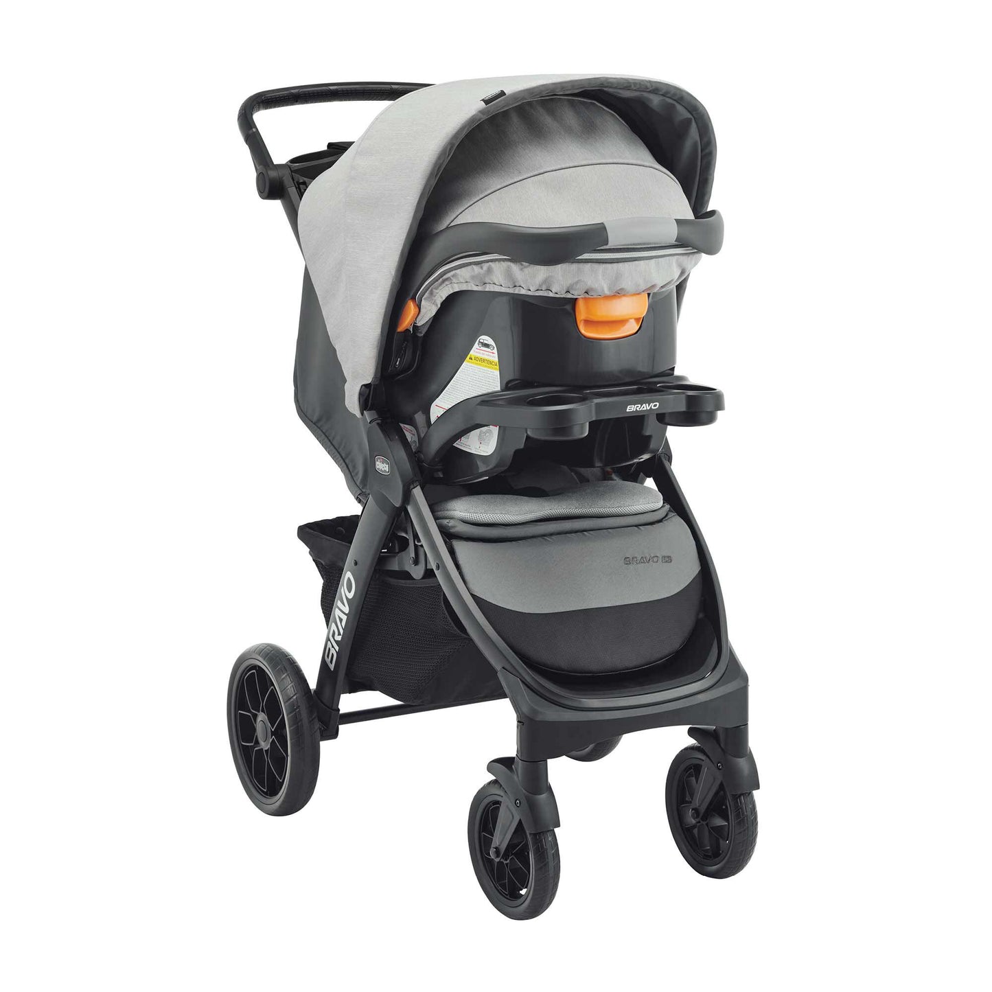 Chicco Bravo LE Trio Travel System - Driftwood
