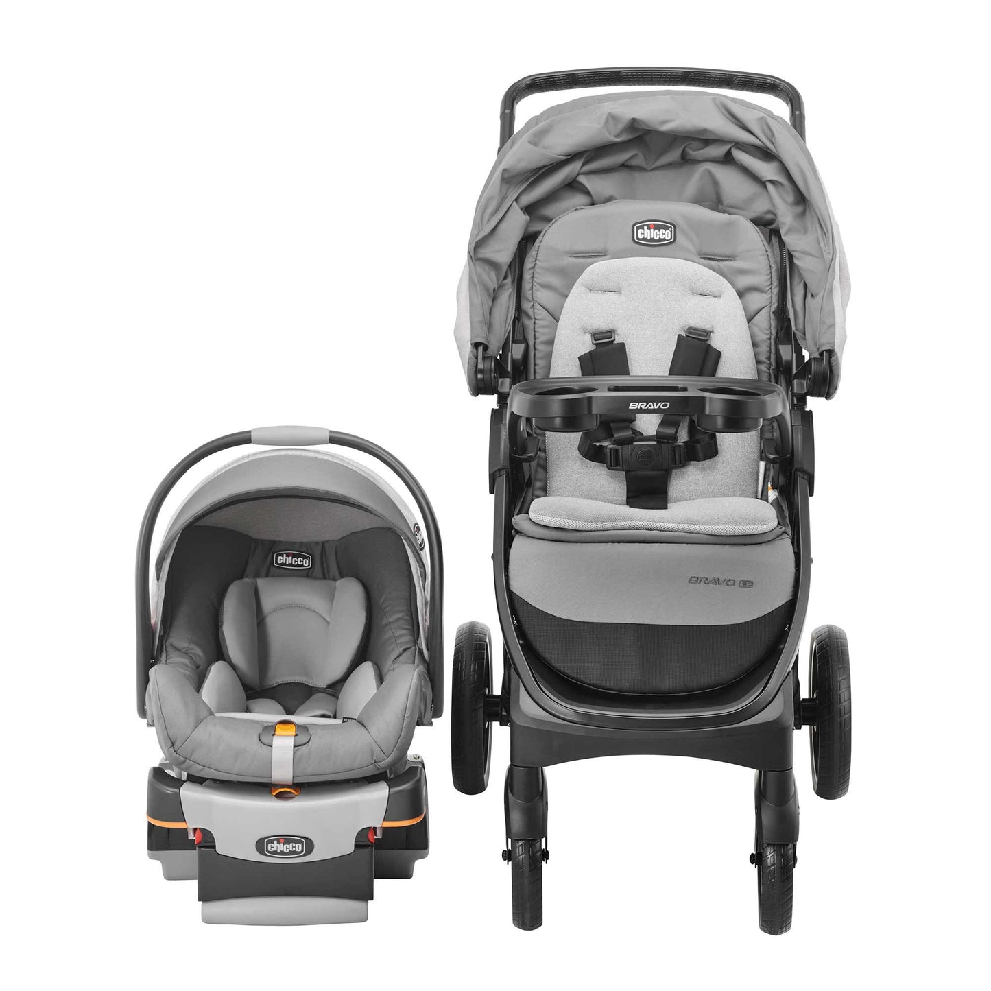 Chicco Bravo LE Trio Travel System - Driftwood