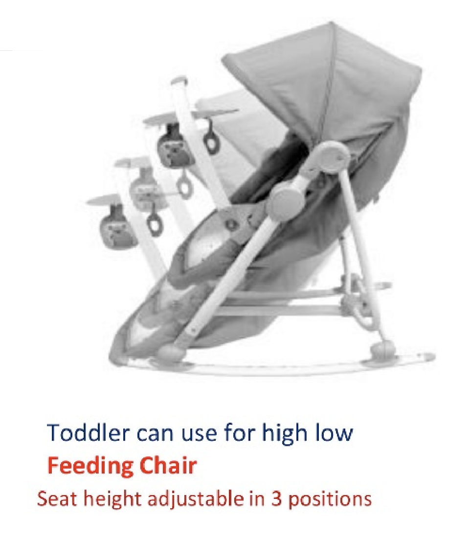 Be. Joy 3 in 1 Rocking Chair (2 Colours)