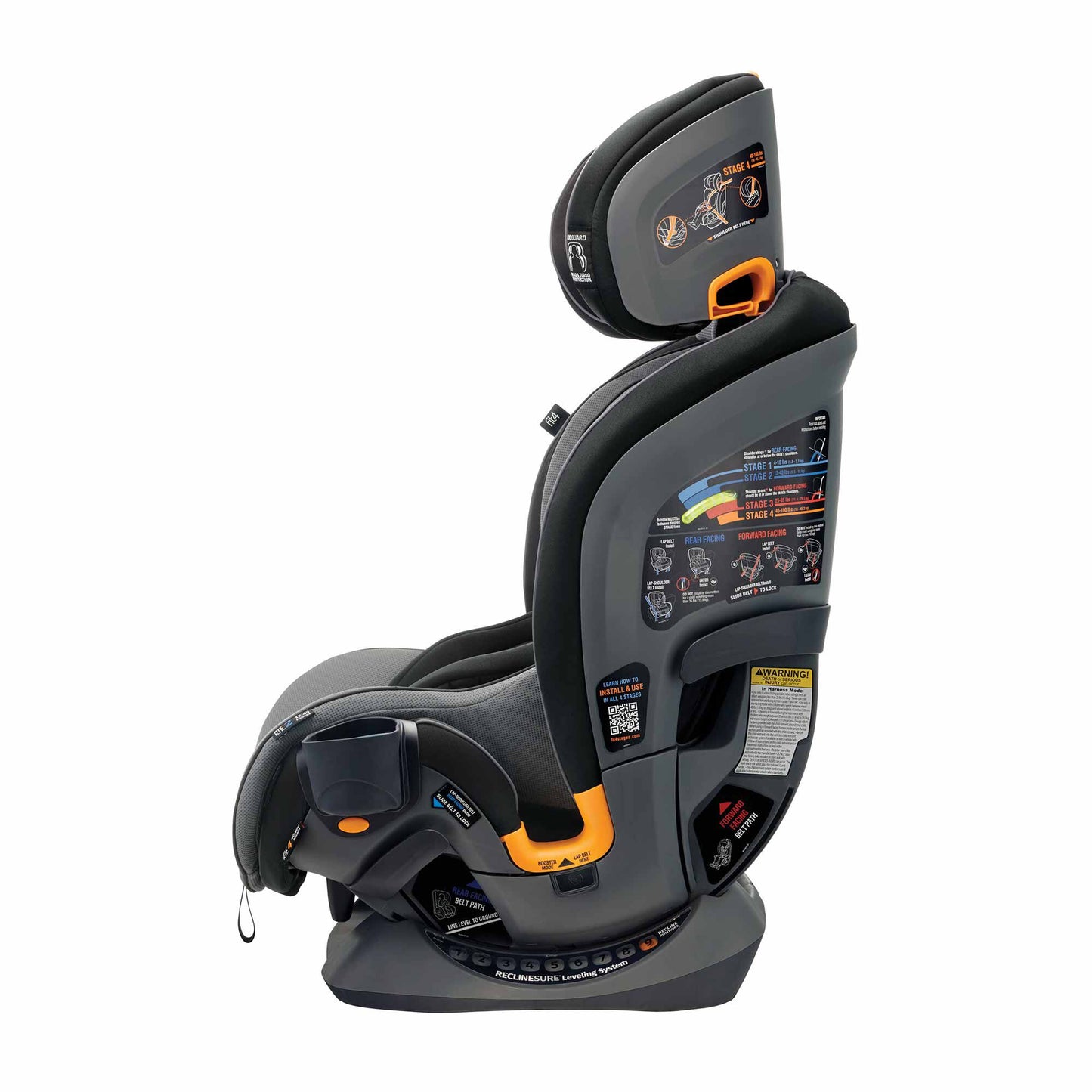 Chicco Fit4 4-in-1 Convertible Car Seat - Onyx