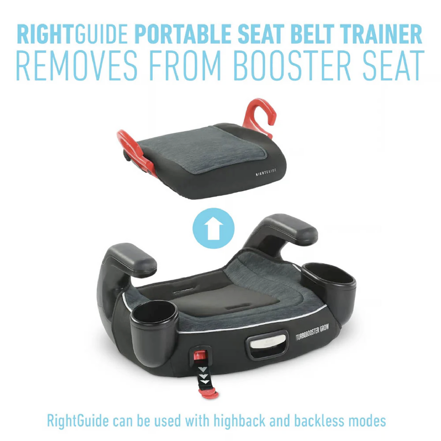 Graco® Turbobooster® Grow™ Highback Booster ft. RightGuide™ Seat Belt Trainer™ - West Point