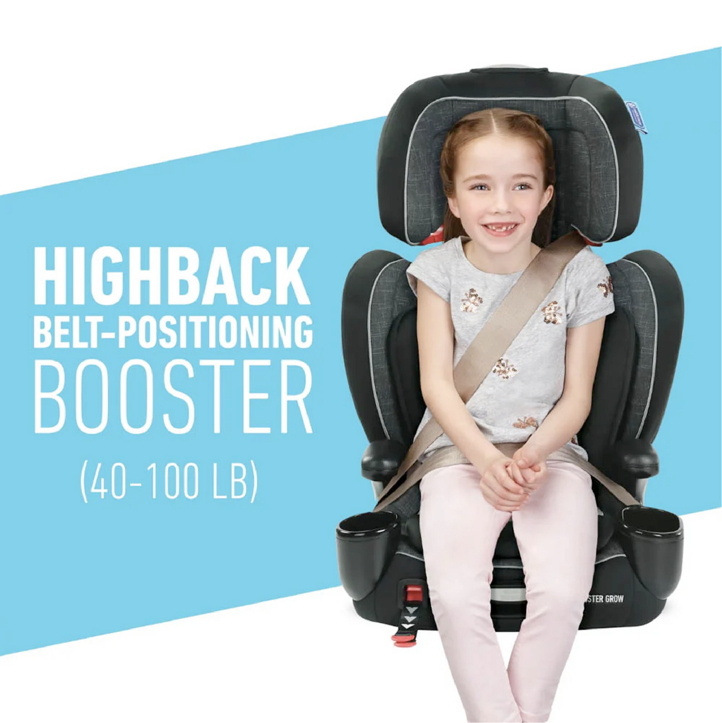 Graco® Turbobooster® Grow™ Highback Booster ft. RightGuide™ Seat Belt Trainer™ - West Point