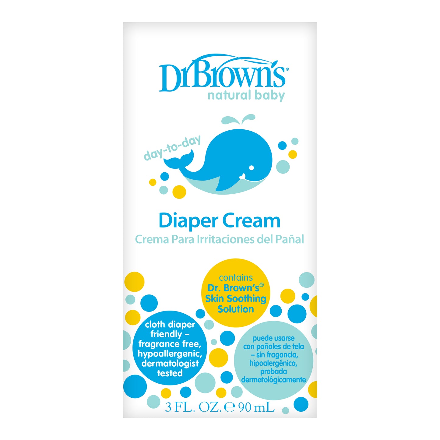 Dr. Brown's Natural Baby Diaper Cream, 3 oz/90 ml