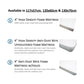 Happy Cot 4" Anti Dust Mite Foam Mattress w/ Holes