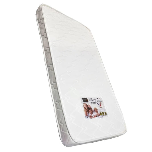 Happy Cot 4" High Density Anti Dust Mite Upholstered Foam Mattress - White
