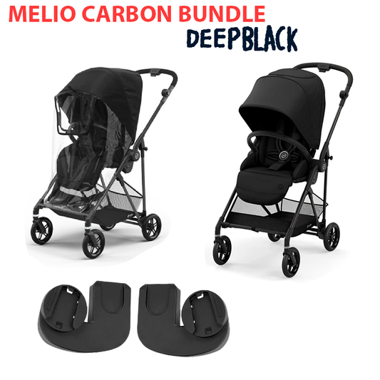 MELIO CARBON BUNDLE + RAINCOVER AND CARSEAT ADAPTER