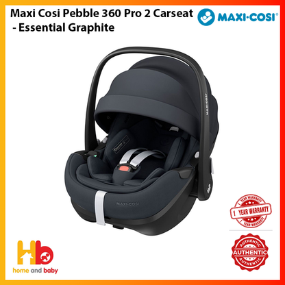 Maxi Cosi Pebble 360 Pro 2 Carseat - Assorted Colours + Maxi-Cosi FamilyFix 360 Pro Car Seat Isofix Base
