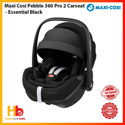 Maxi Cosi Pebble 360 Pro 2 Carseat - Assorted Colours + Maxi-Cosi FamilyFix 360 Pro Car Seat Isofix Base