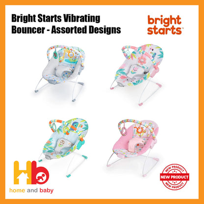 Bright Starts Vibrating Bouncer - Assorted Designs