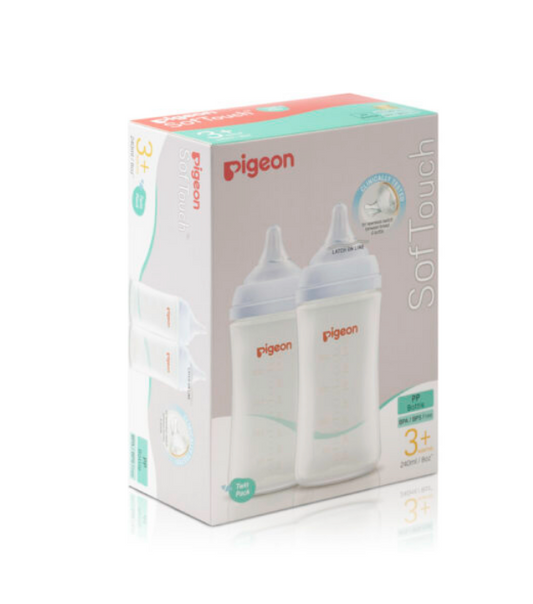 SofTouch™ PP Nursing Bottle - Twin Pack 240ml
