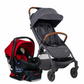 Britax Gravity II Auto One-handed fold Stroller & B-safe 35/ Gen2 Infant Car Seat (Travel System)