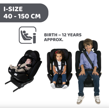 CHICCO UNICO EVO I-SIZE AIR CAR SEAT - GRAPHITE