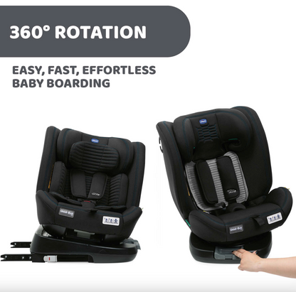 CHICCO UNICO EVO I-SIZE AIR CAR SEAT - GRAPHITE