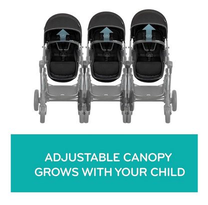 Evenflo Pivot Xpand™ Travel System w/ LiteMax Infant Car Seat - Ayrshire Black
