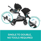 Evenflo Pivot Xpand™ Travel System w/ LiteMax Infant Car Seat - Ayrshire Black
