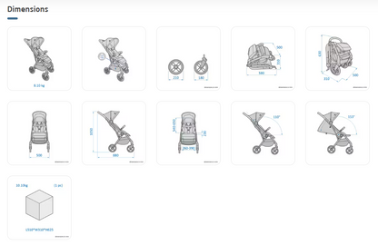 Maxi Cosi Soho Stroller (0-4 years)(0 - 22 kg) One-hand flash-fold