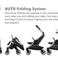 Combi Urbano Auto Fold Stroller - Black