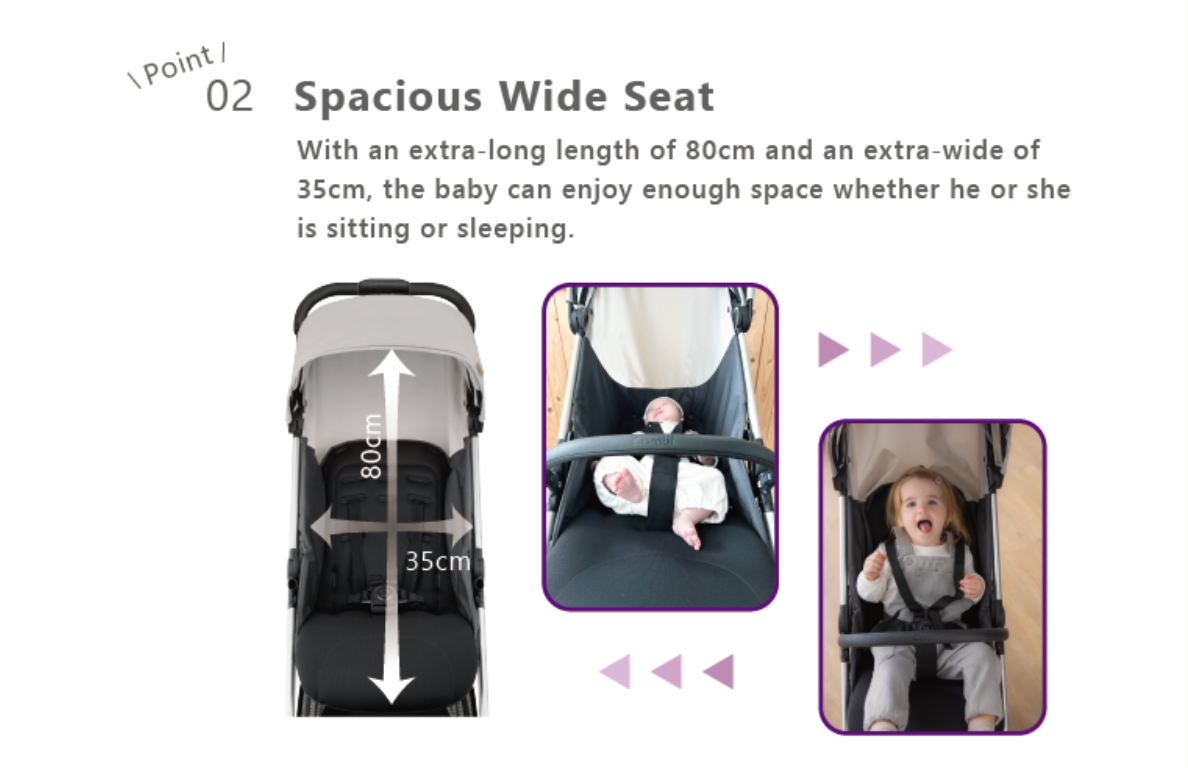 Combi Urbano Auto Fold Stroller - Black