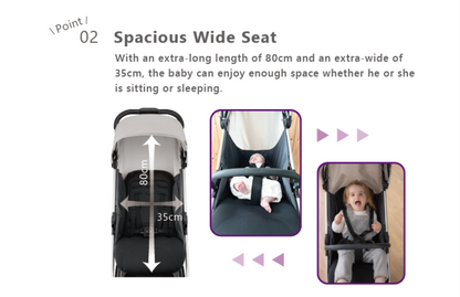 Combi Urbano Auto Fold Stroller - Black