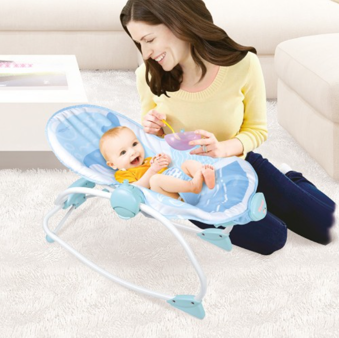 Infant to Toddler Rocker (Vibration/Music) - Whale