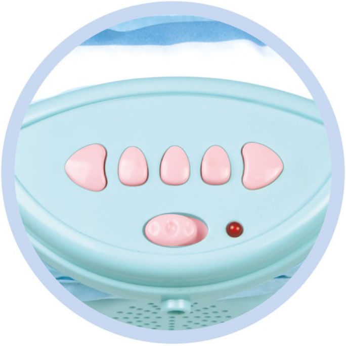 Infant to Toddler Rocker (Vibration/Music) - Whale