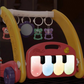 Lucky Baby 2 In 1 Pedal Piano Harps Gym/Walker - Bunny