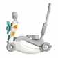 Lucky Baby 6 In 1 Multi Functional Baby Walker/Ride On/Pusher/Rocker/Scooter/Activity Table