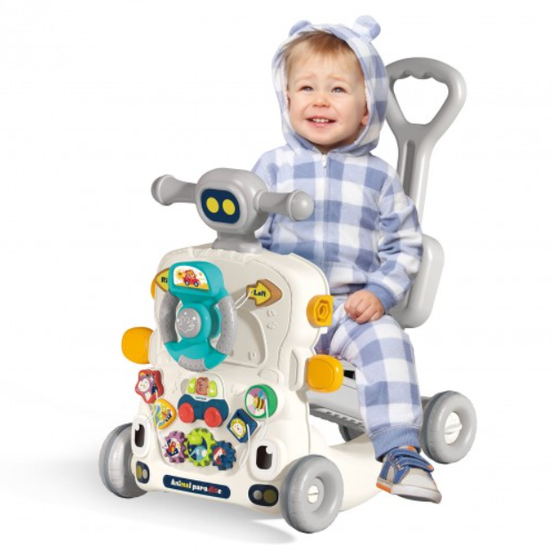 Lucky Baby 6 In 1 Multi Functional Baby Walker/Ride On/Pusher/Rocker/Scooter/Activity Table