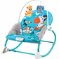Lucky Baby Infant to Toddler Rocker/Dining Chair - Zebra