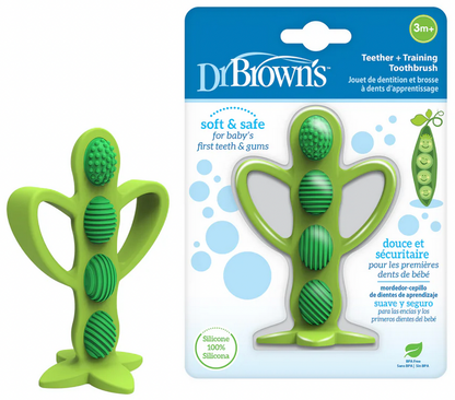 Dr. Brown’s™ Teether + Training Toothbrush – Peapod