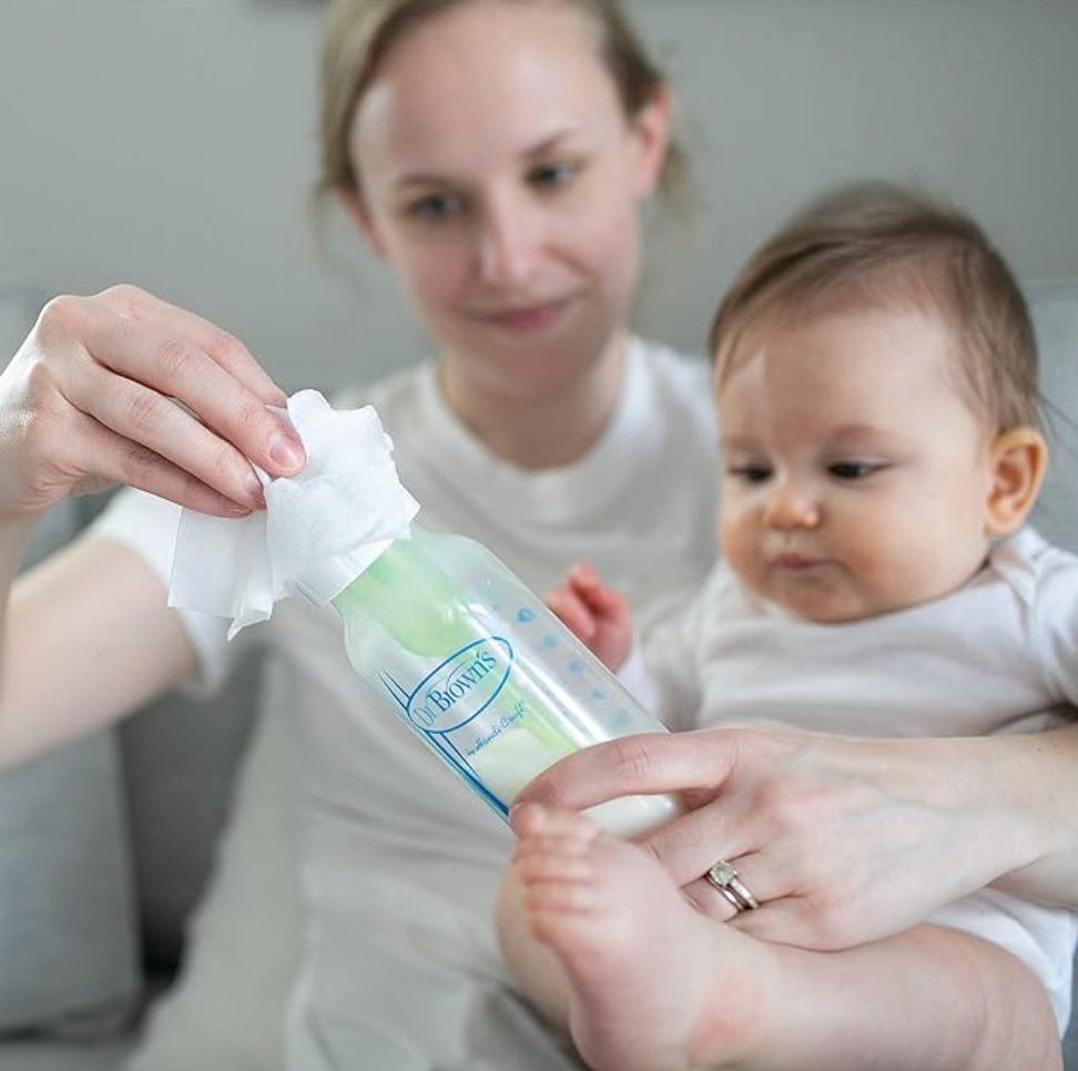 Dr. Brown's Pacifier & Bottle Wipes, 40 pack